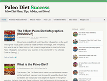 Tablet Screenshot of paleodietsuccess.com